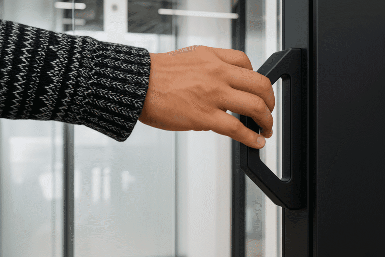 Handvat schuifdeur zwart